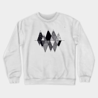 Doodle Mountains Crewneck Sweatshirt